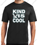Evergreen Primary Adult, Youth, Womens "Kind Is Cool" Black Sport Tek Tee