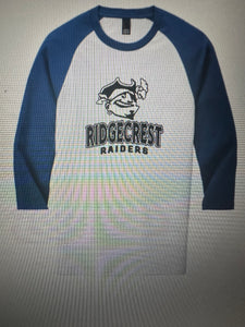 Ridgecrest Adult 3/4 Sleeve baseball Tee