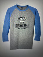 Ridgecrest Adult 3/4 Sleeve baseball Tee