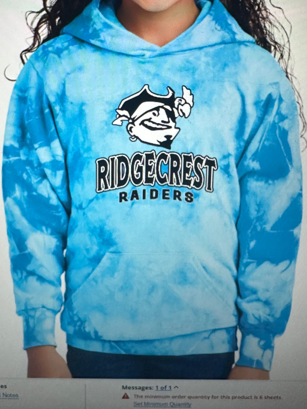 Youth Ridgecrest Crystal Tie-Dye Pullover Hoodie