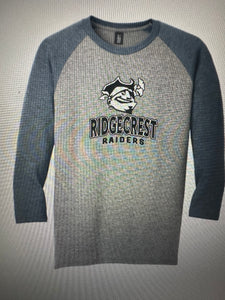 Ridgecrest Adult 3/4 Sleeve baseball Tee