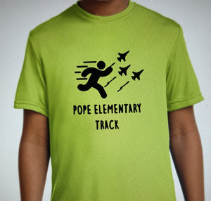 Pope "TRACK" Adult and Youth Sport Tek Tee