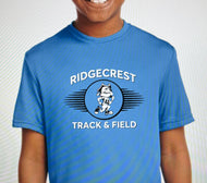 Ridgecrest  "TRACK" Adult and Youth Sport Tek Tee