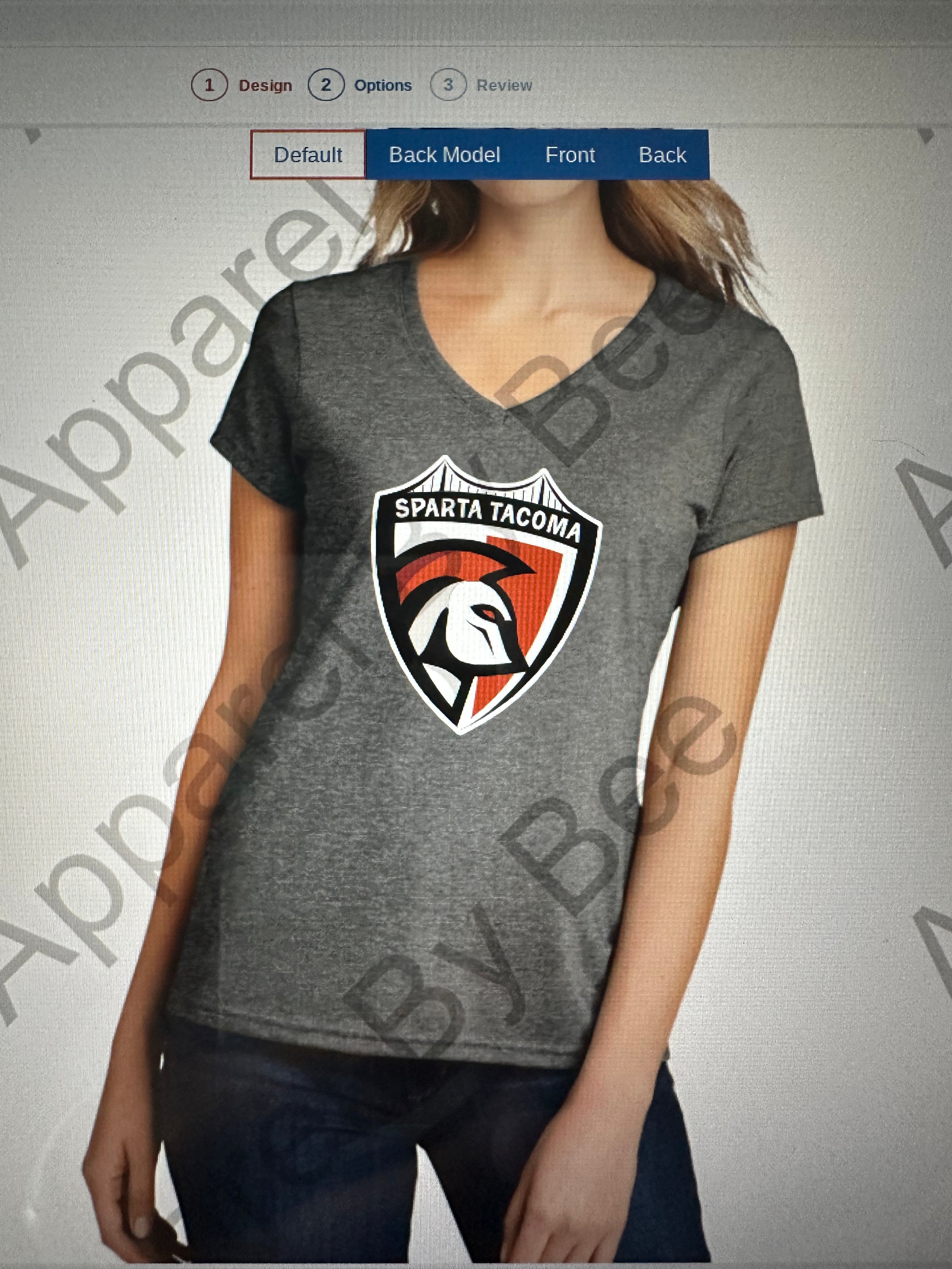 Sparta Tacoma Ladies V-Neck Tee