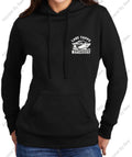 Lake Tapps Wake Surf Ladies Hoodie Large  BACK LOGO Small Chest logo