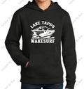 Lake Tapps Wake Surf Youth Hoodie FRONT Logo