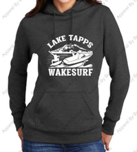 Lake Tapps Wake Surf Ladies Hoodie FRONT Logo
