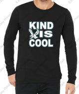 Evergreen Primary "Kind Is Cool" Bella + Canvas Long Sleeve Shirt