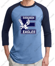 Evergreen Primary Big "E" 3/4 Sleeve Sport-Tek Tee