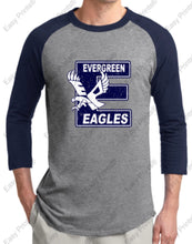 Evergreen Primary Big "E" 3/4 Sleeve Sport-Tek Tee