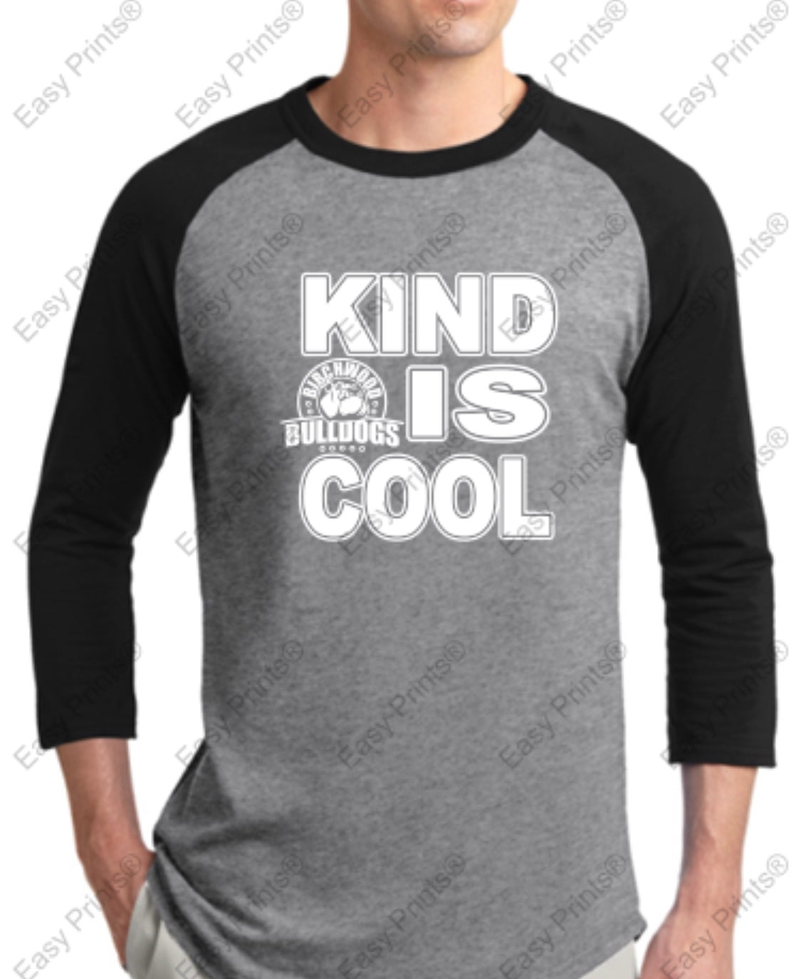 Birchwood "Kind is Cool" 3/4 Sleeve Sport-Tek Tee