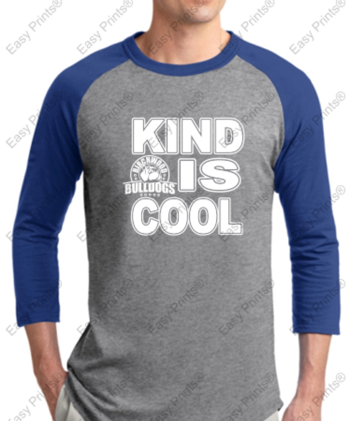 Birchwood "Kind is Cool" 3/4 Sleeve Sport-Tek Tee