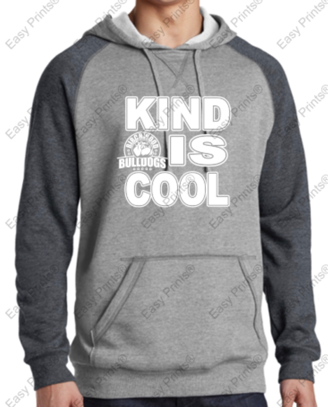 Birchwood "Kind is Cool" District Lightweight Fleece Raglan Hoodie