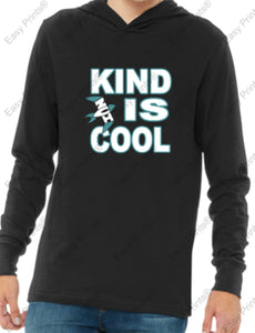 NVI "Kind is Cool" or NVI Logo Bella + Canvas Unisex Jersey Long Sleeve Hoodie