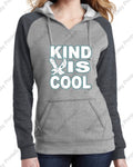 Womens Lightweight Fleece Raglan Hoodie