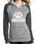 Birchwood Bulldogs Womens Lightweight Fleece Raglan Hoodie