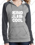 Birchwood "Kind is Cool" Womens Lightweight Fleece Raglan Hoodie