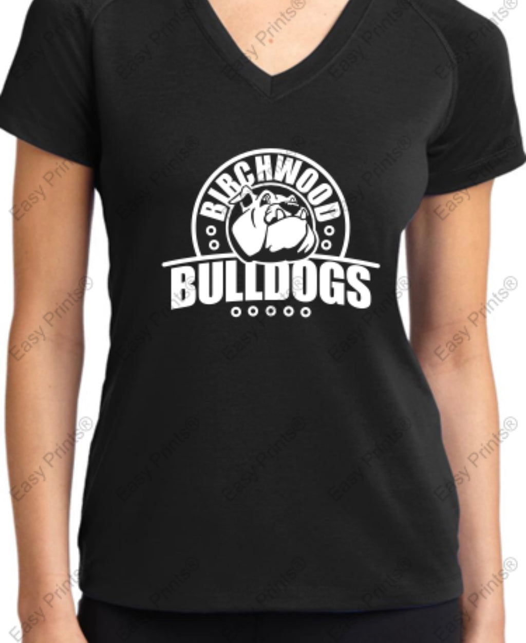 Birchwood Bulldogs Sport-Tek® Ladies Ultimate Performance V-Neck