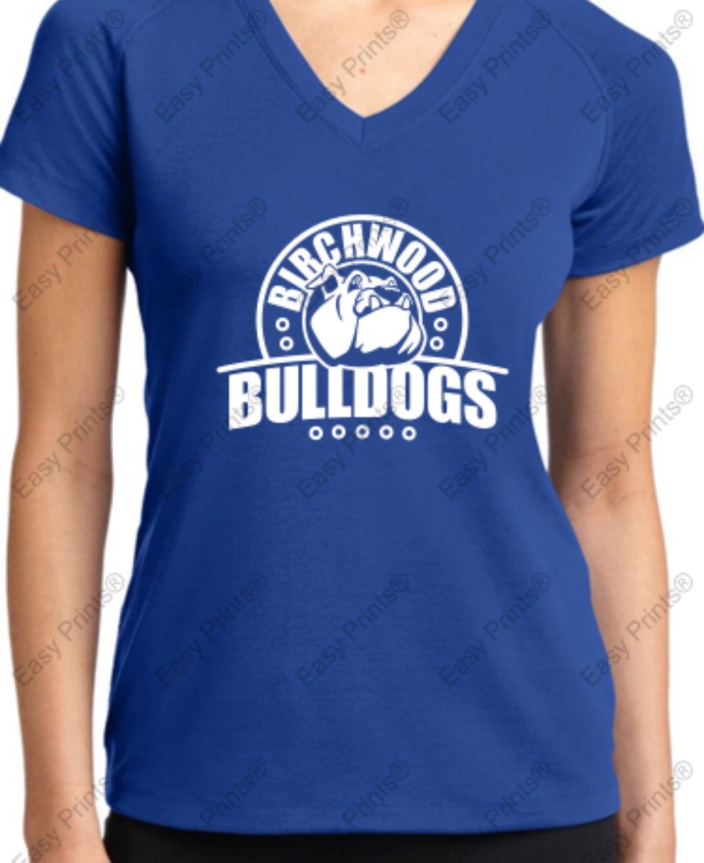 Birchwood Bulldogs Sport-Tek® Ladies Ultimate Performance V-Neck