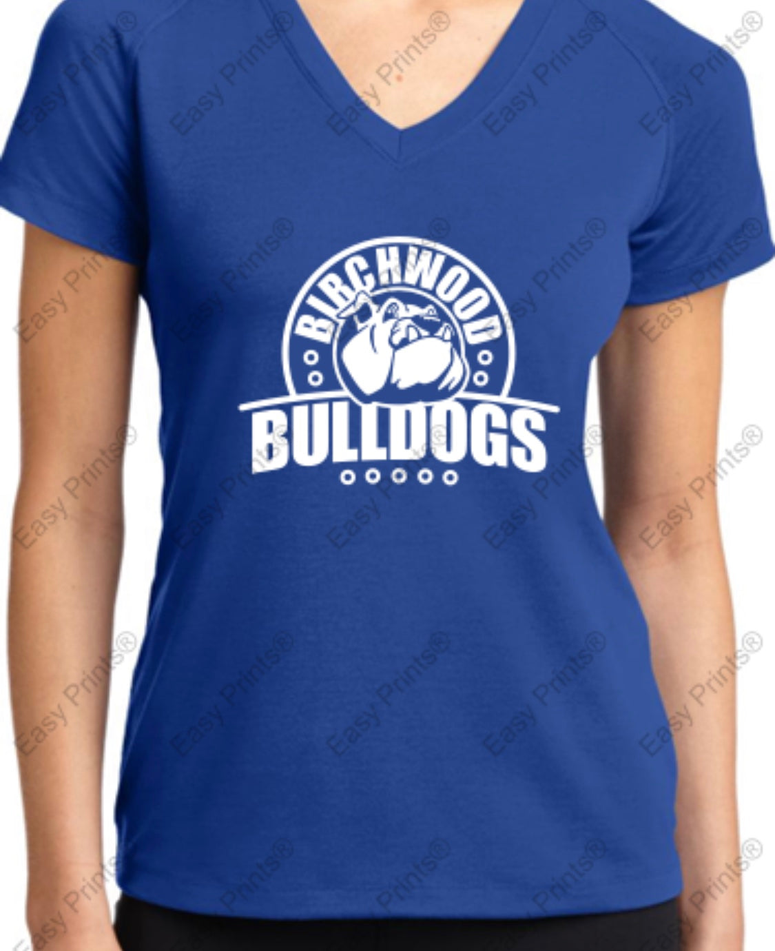 Birchwood Bulldogs Sport-Tek® Ladies Ultimate Performance V-Neck