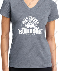 Birchwood Bulldogs Sport-Tek® Ladies Ultimate Performance V-Neck