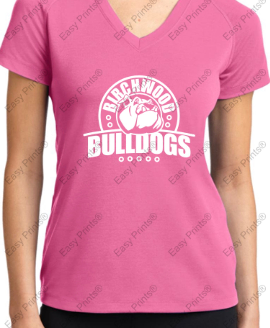 Birchwood Bulldogs Sport-Tek® Ladies Ultimate Performance V-Neck