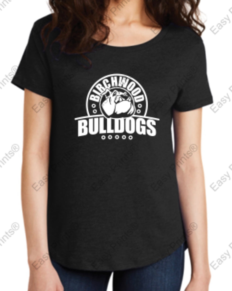 Birchwood Bulldogs Alternative Women's Backstage Vintage 50/50 Tee