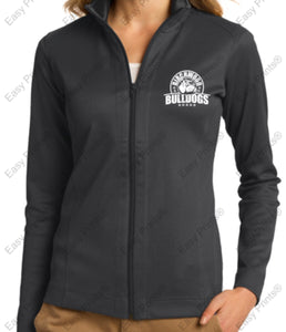 Birchwood Bulldogs Port Authority® Ladies Vertical Texture Full-Zip Jacket