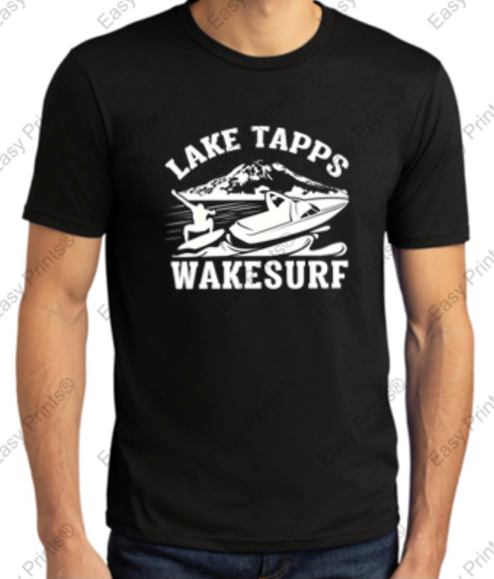 Lake Tapps Wake Surf  District Thread Tee