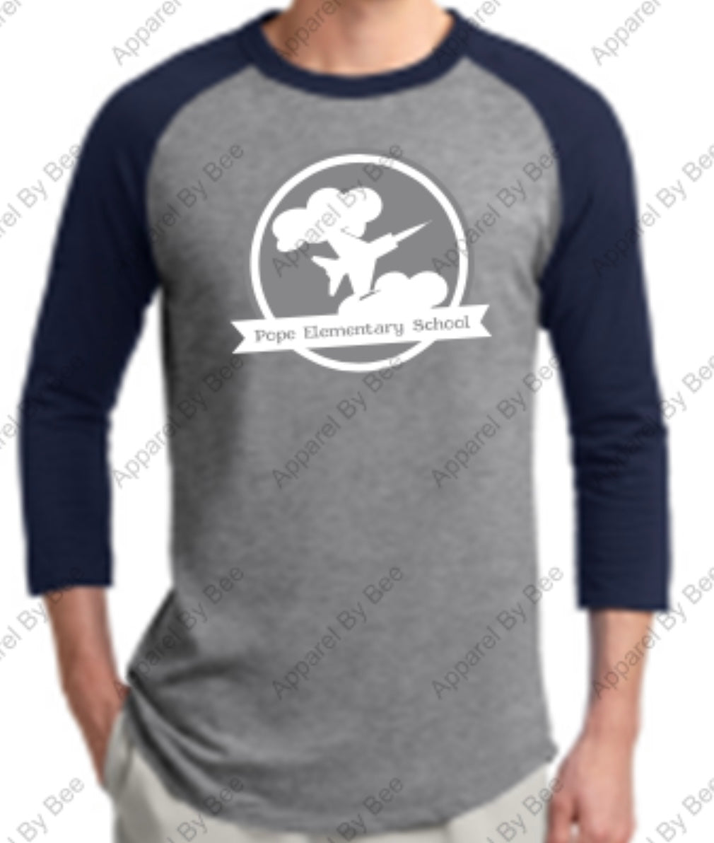 Adult Pope 3/4 Sleeve Sport-Tek Tee