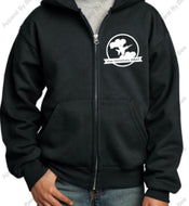 Pope Elementary Port & Company® - Core Fleece Full-Zip Adult and Youth Hooded Sweatshirt