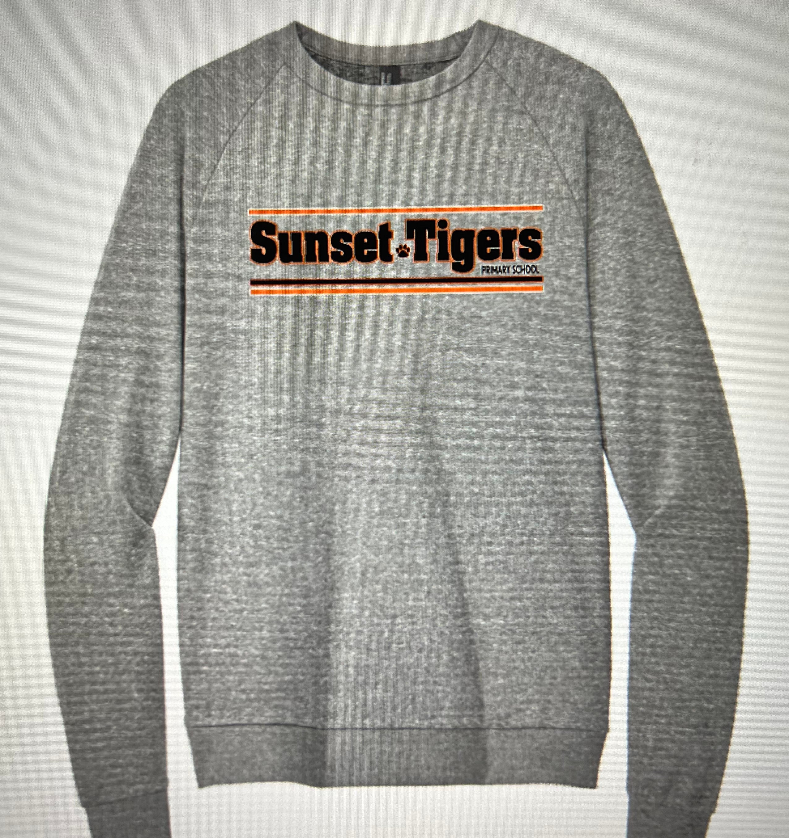 NEW Sunset Tigers Logos Perfect Crewneck