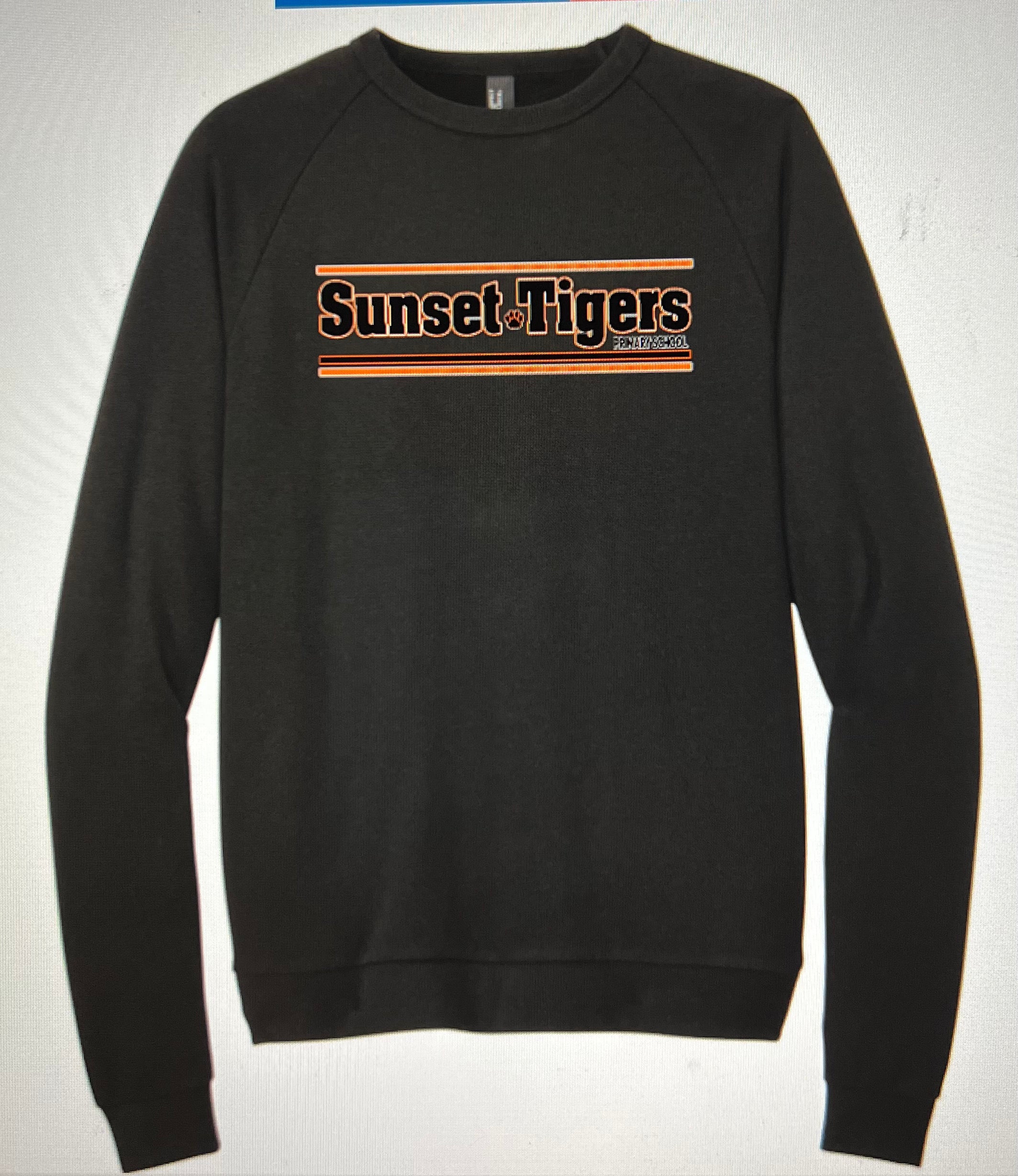 NEW Sunset Tigers Logos Perfect Crewneck