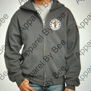 Sunset Tigers Port & Company® - Core Fleece Full-Zip Adult and Youth Hooded Sweatshirt