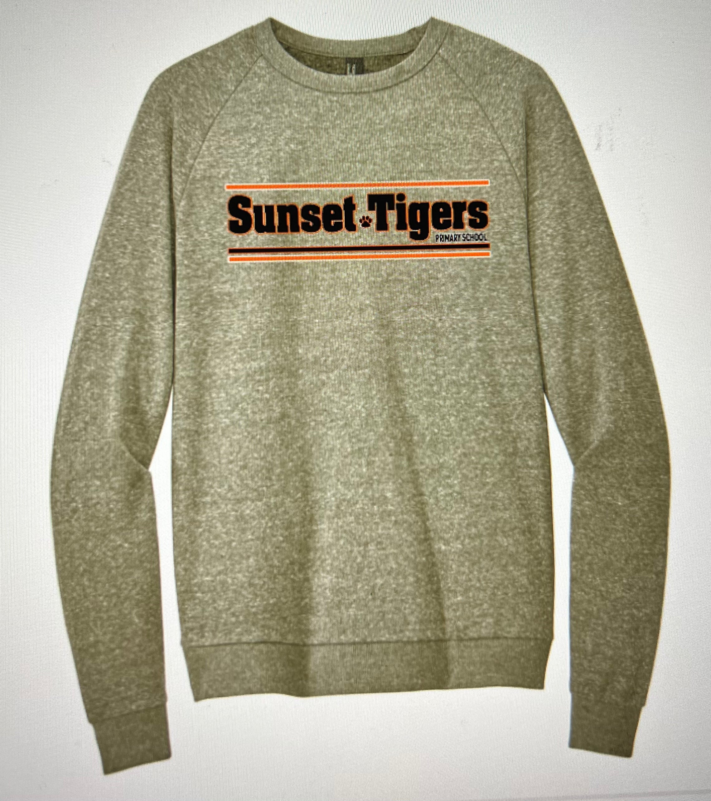NEW Sunset Tigers Logos Perfect Crewneck