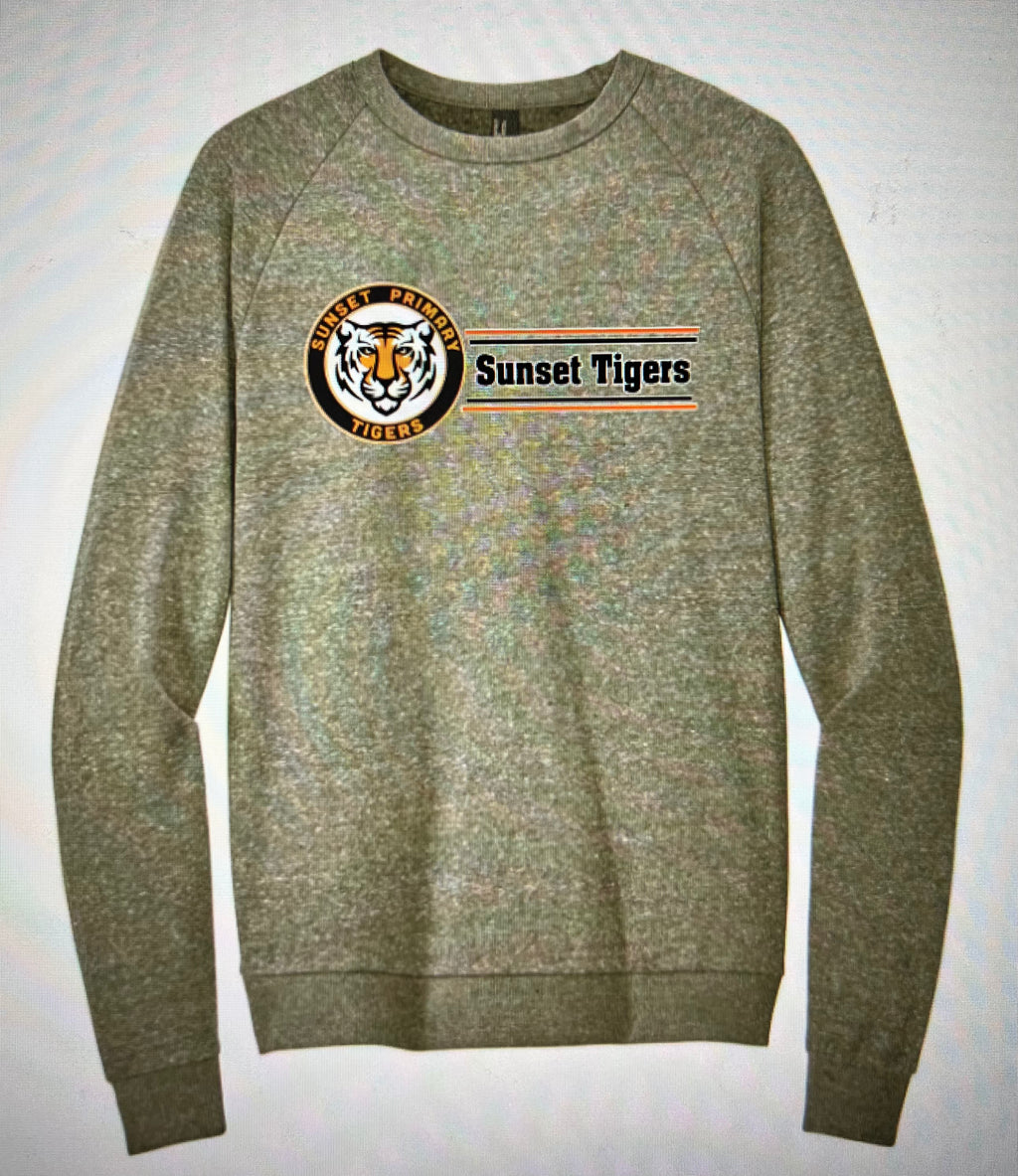 NEW Sunset Tigers Logos Perfect Crewneck