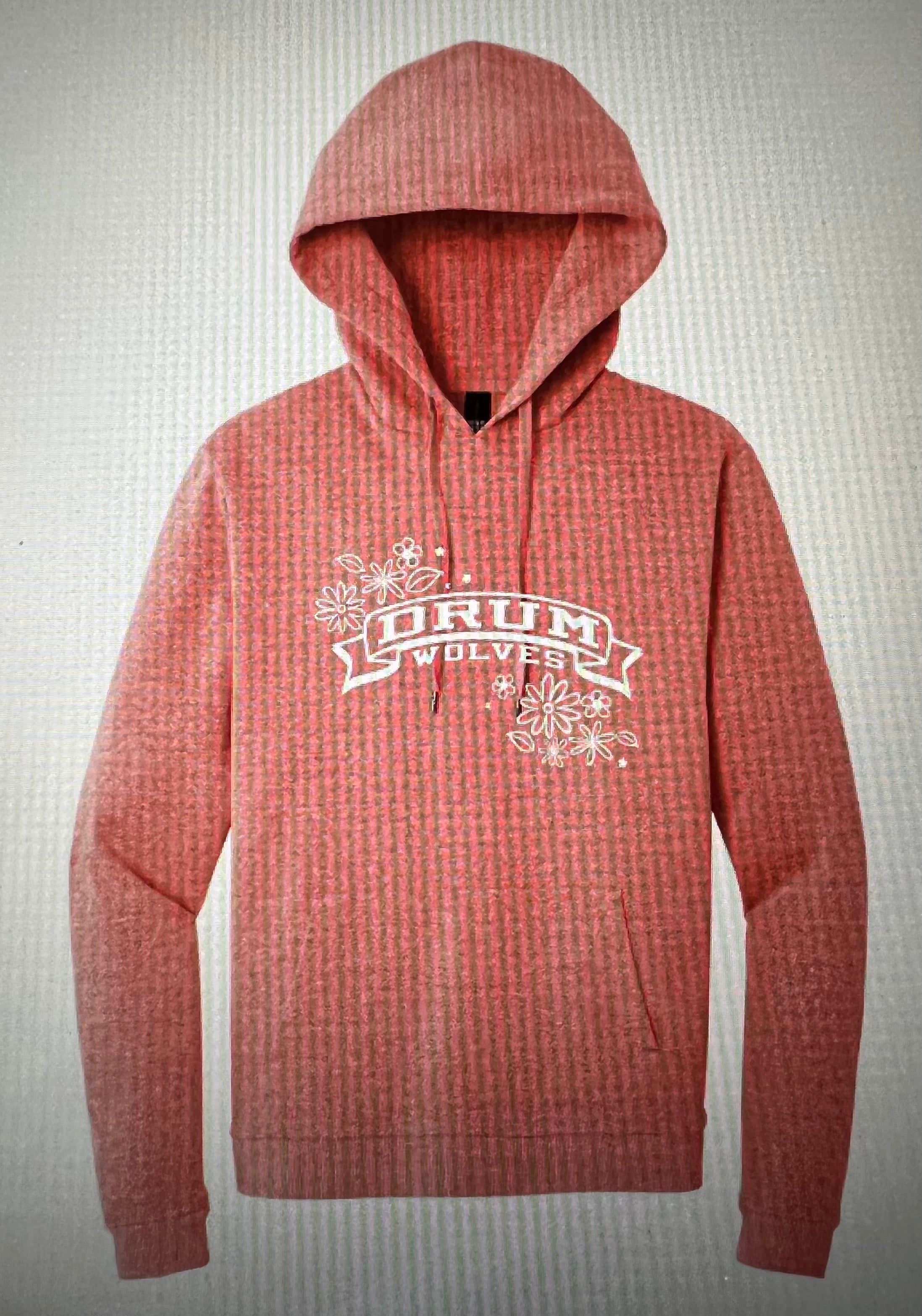 NEW Drum Flower Logo District Hooded Sweatshirt