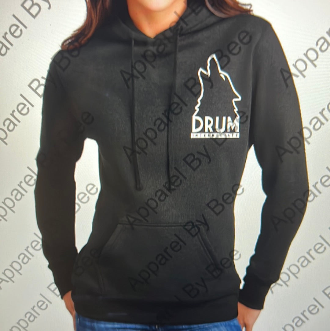Drum Ladies Fleece Hooded Sweatshirt
