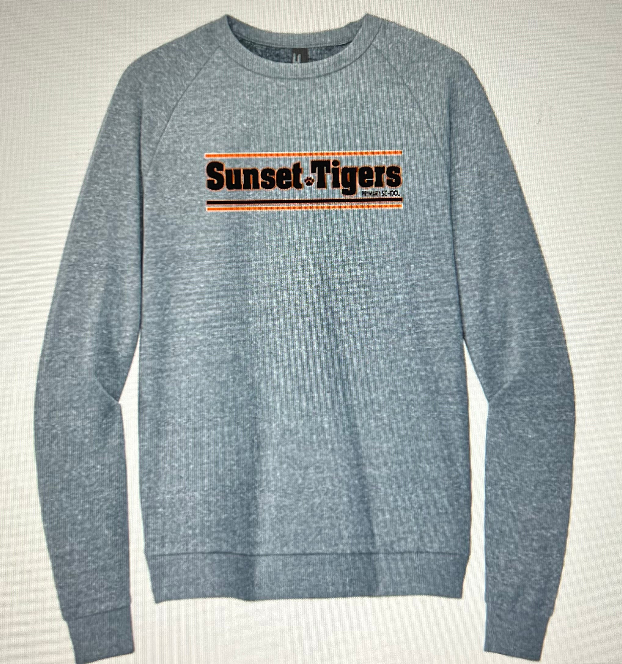 NEW Sunset Tigers Logos Perfect Crewneck