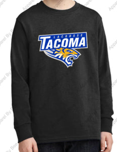 Copy of Tacoma Tigers Lacrosse Youth and Adult Long Sleeve T-Shirt