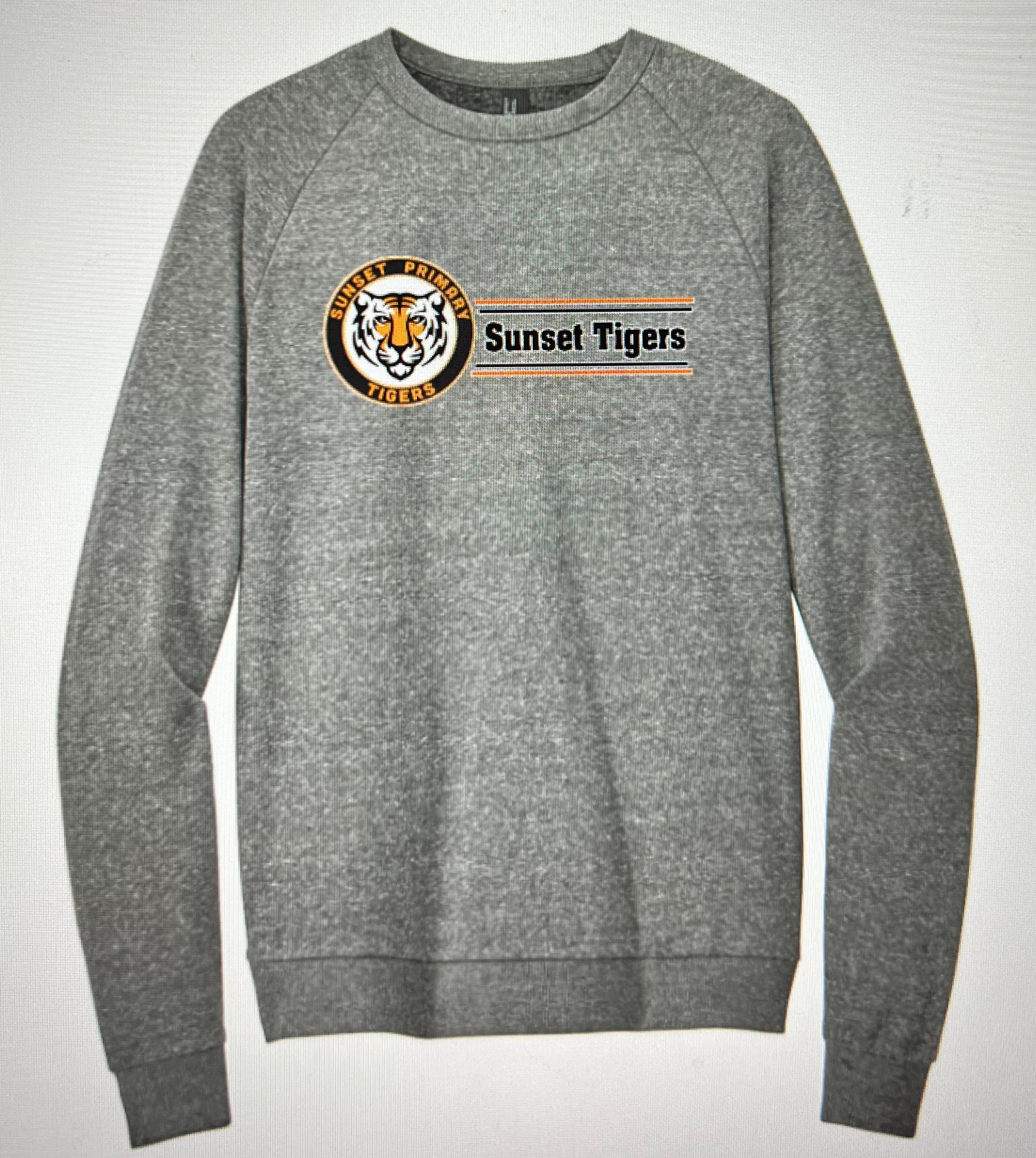 NEW Sunset Tigers Logos Perfect Crewneck