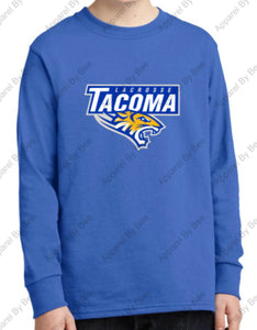 Copy of Tacoma Tigers Lacrosse Youth and Adult Long Sleeve T-Shirt