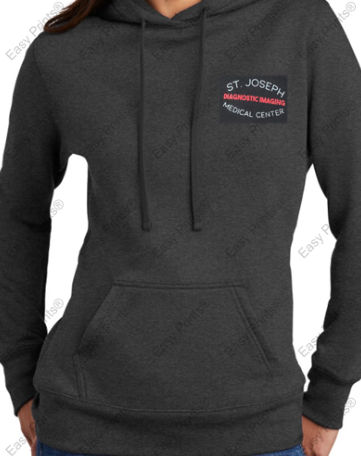 Saint Joseph Ladies Hoodie FRONT Logo