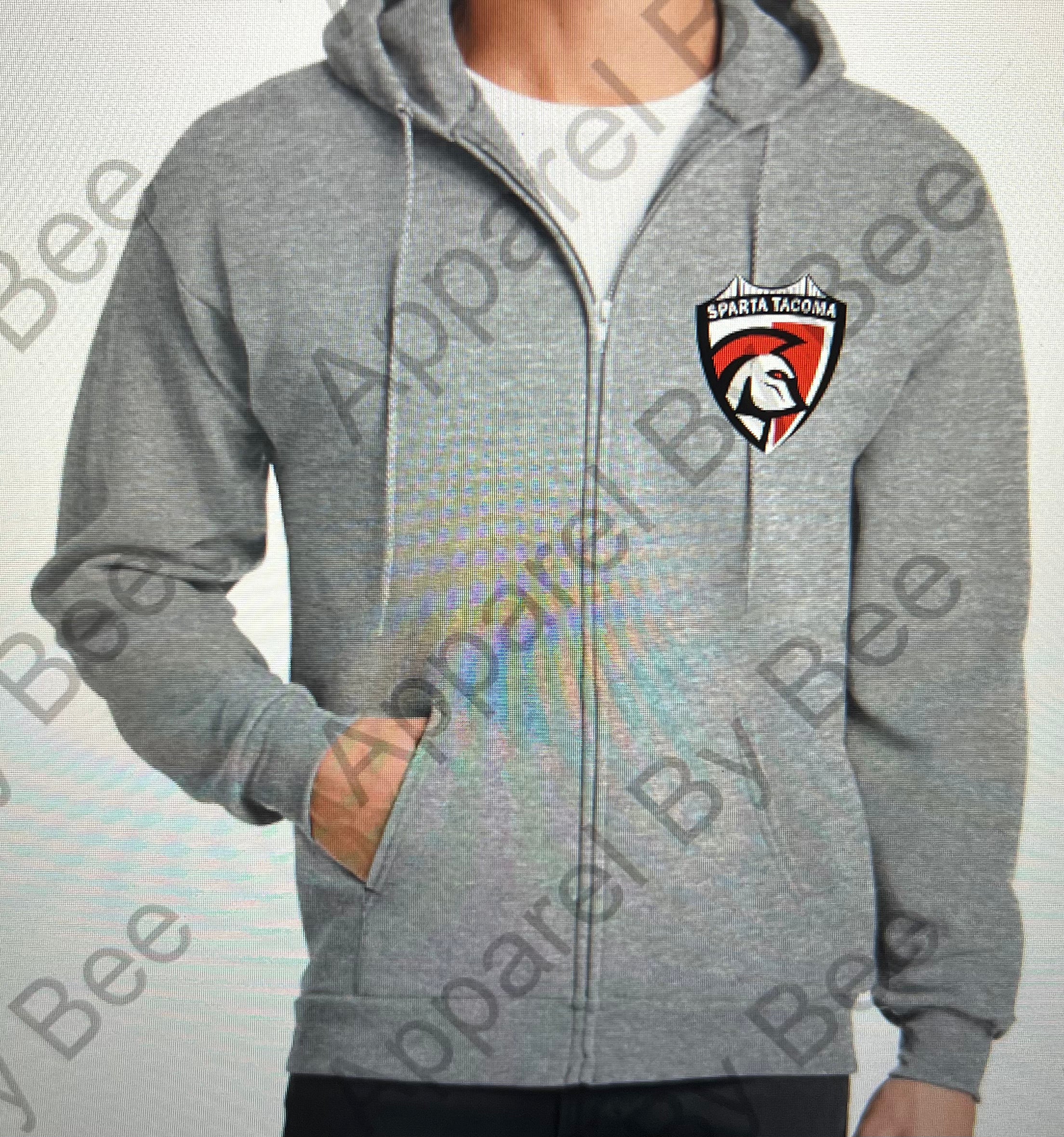 Sparta Port & Company® - Core Fleece Full-Zip Adult and Youth Hooded Sweatshirt