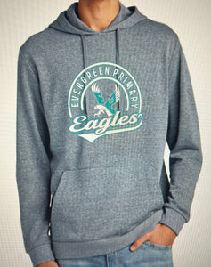 NEW Evergreen Logo Adult District Hooded Sweatshirt