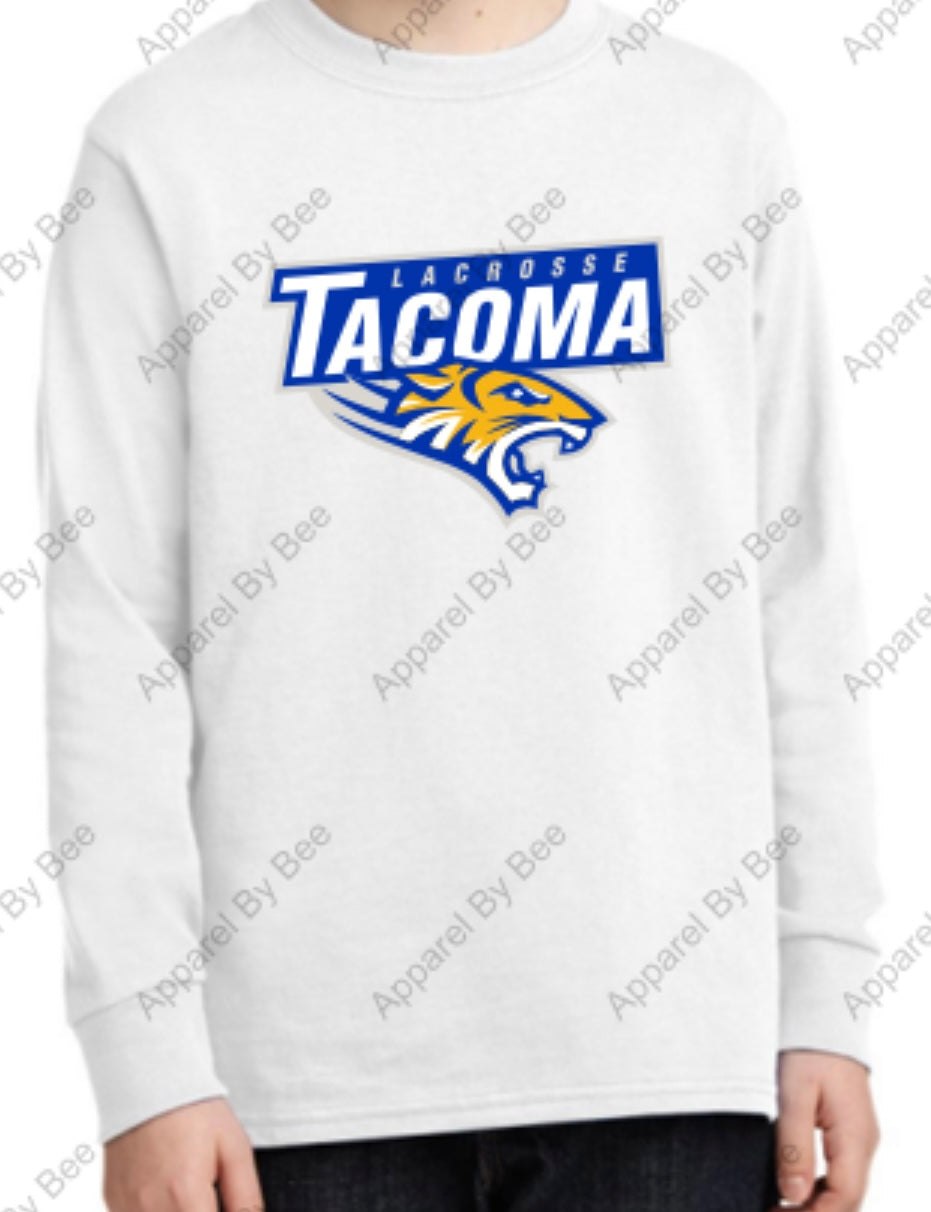 Copy of Tacoma Tigers Lacrosse Youth and Adult Long Sleeve T-Shirt