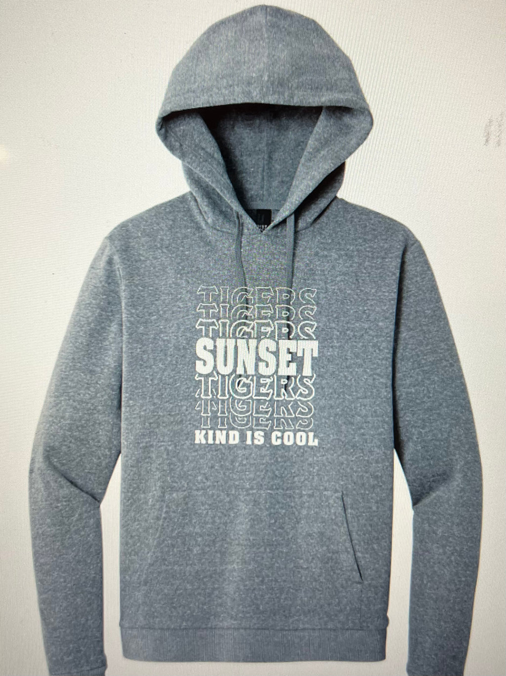 NEW Sunset Kind Is Cool District Hooded Sweatshirt