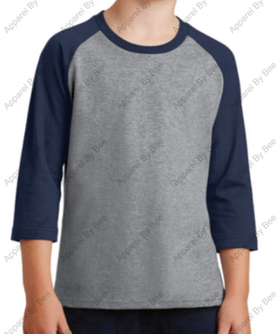 Drum Youth Core Blend 3/4-Sleeve Raglan Tee