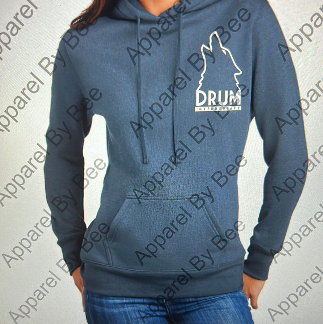 Drum Ladies Fleece Hooded Sweatshirt