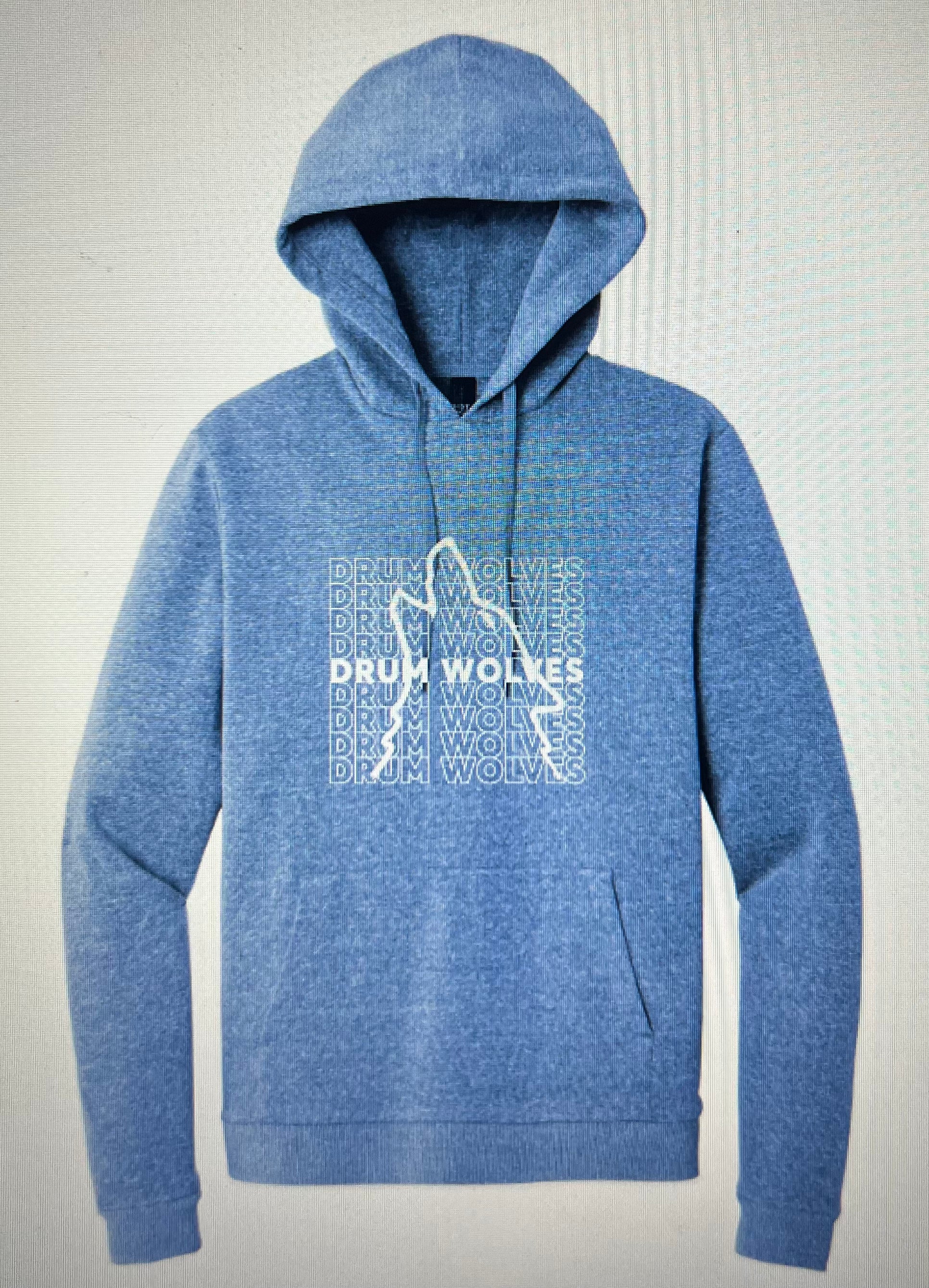 NEW Drum Logo and Kind Is Cool District Hooded Sweatshirt
